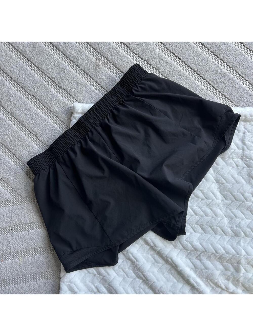 Black Athletic Works polyester & spandex shorts in XL #athletic #workout